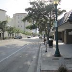 A Saturday view of Downtown from corner of East Ave. and Main St. 